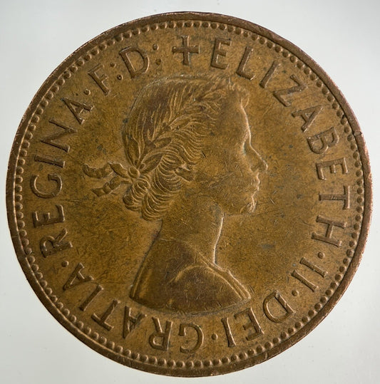 1966 Elizabeth II 2nd One Penny Coin | Fine Collectable Grade