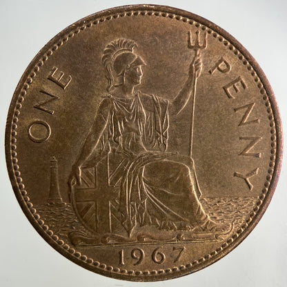 1967 Elizabeth II 2nd One Penny Coin | Fine Collectable Grade