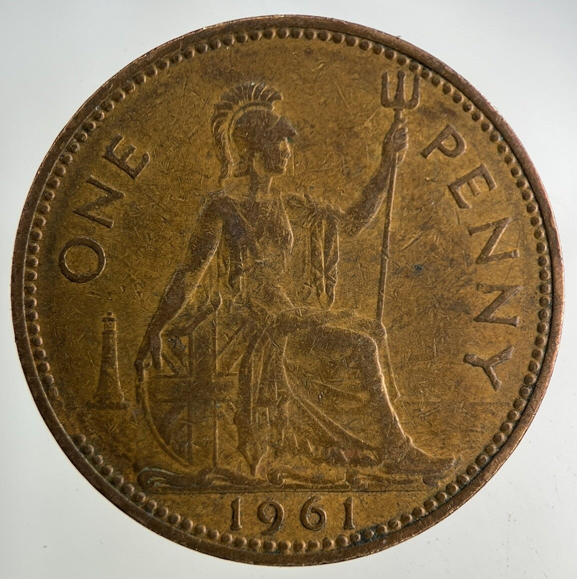 1961 Elizabeth II 2nd One Penny Coin | Collectable Grade