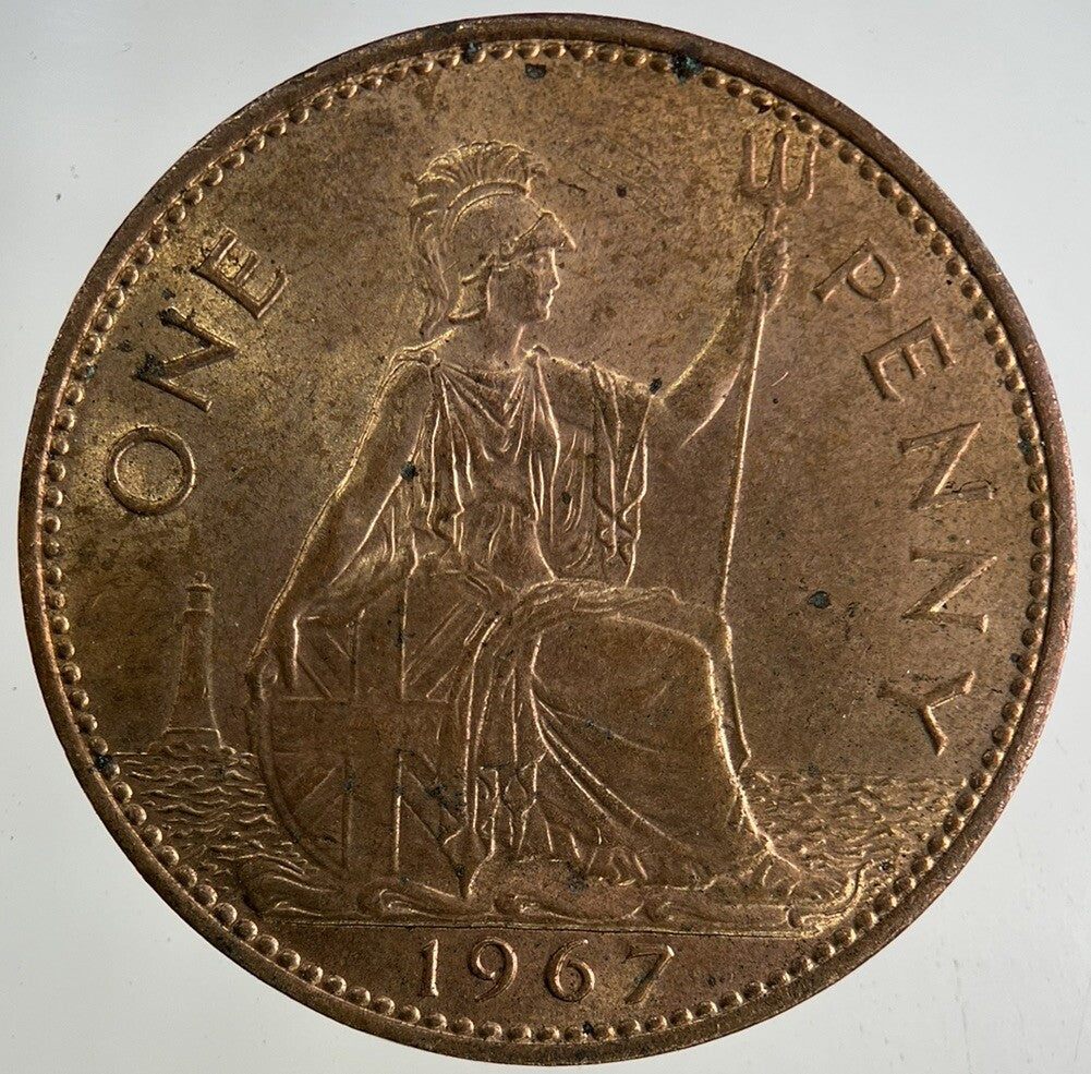 1967 Elizabeth II 2nd One Penny Coin | Very High Grade