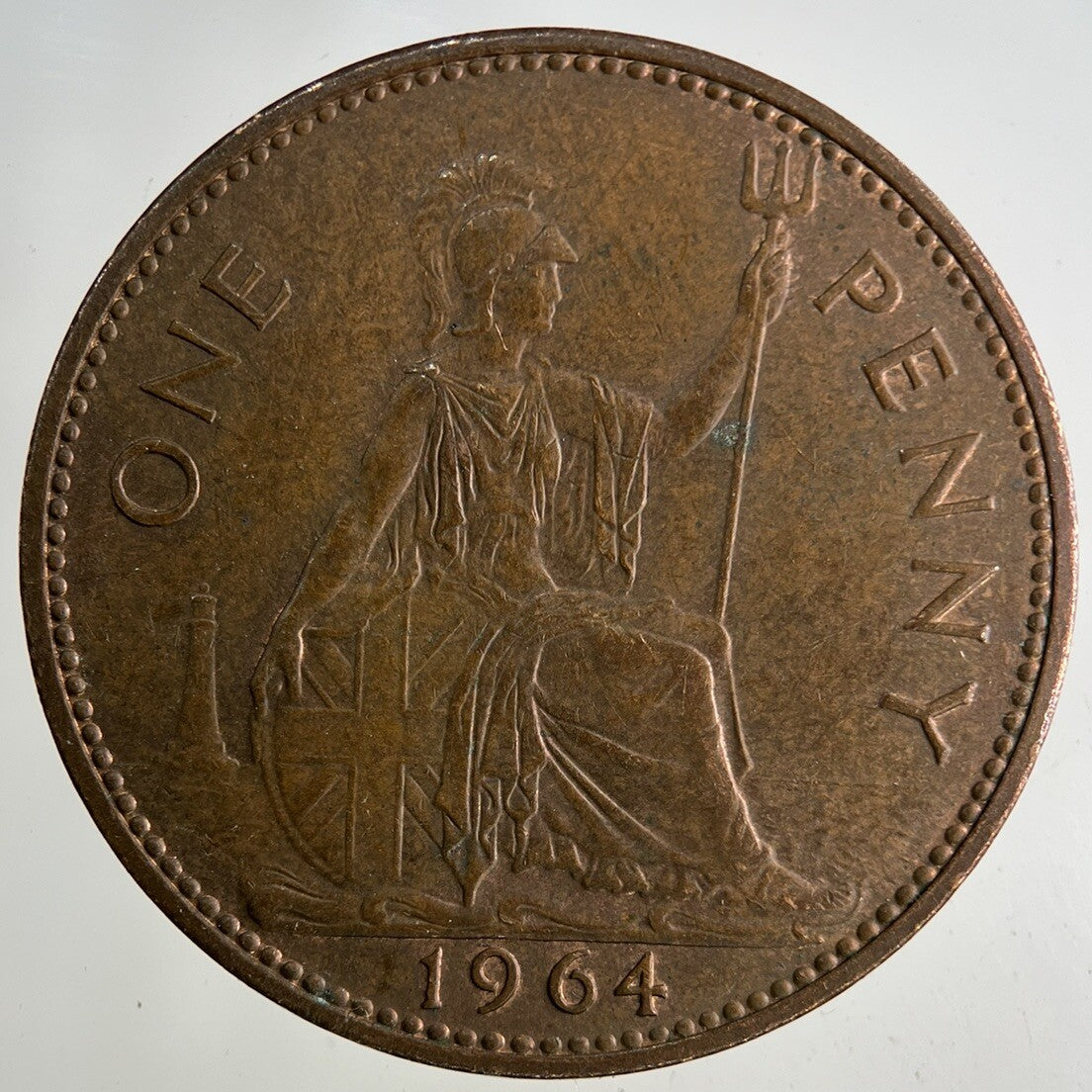 1964 Elizabeth II 2nd One Penny Coin | Fine Collectable Grade