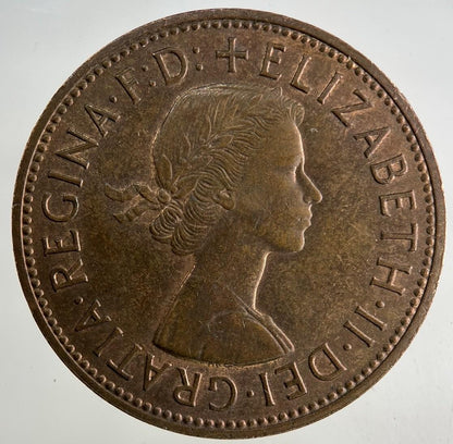 1964 Elizabeth II 2nd One Penny Coin | Fine Collectable Grade