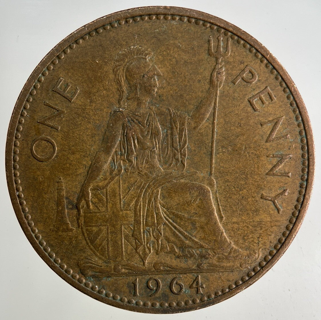 1964 Elizabeth II 2nd One Penny Coin | Fine Collectable Grade