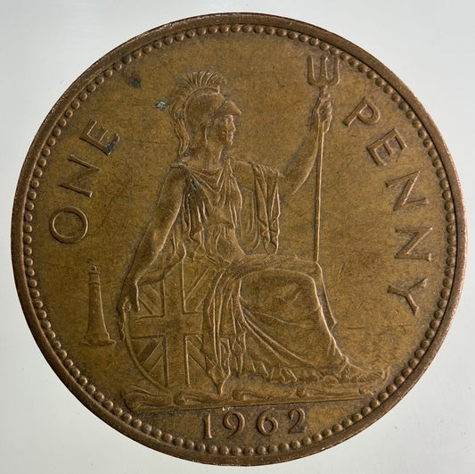 1962 Elizabeth II 2nd One Penny Coin | Fine Collectable Grade