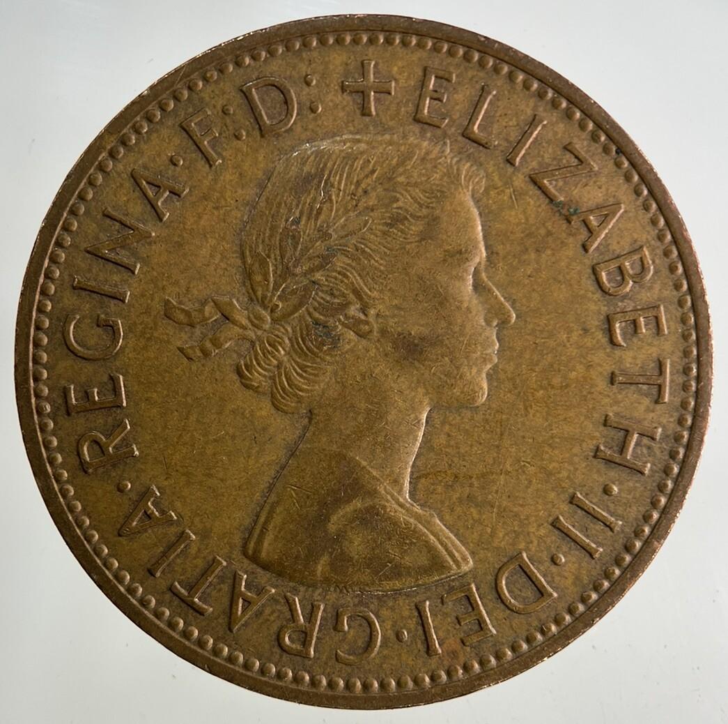 1962 Elizabeth II 2nd One Penny Coin | Fine Collectable Grade