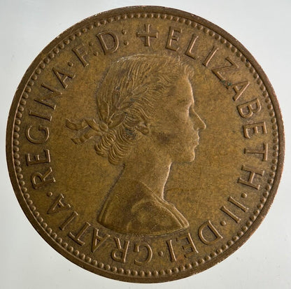 1962 Elizabeth II 2nd One Penny Coin | Fine Collectable Grade