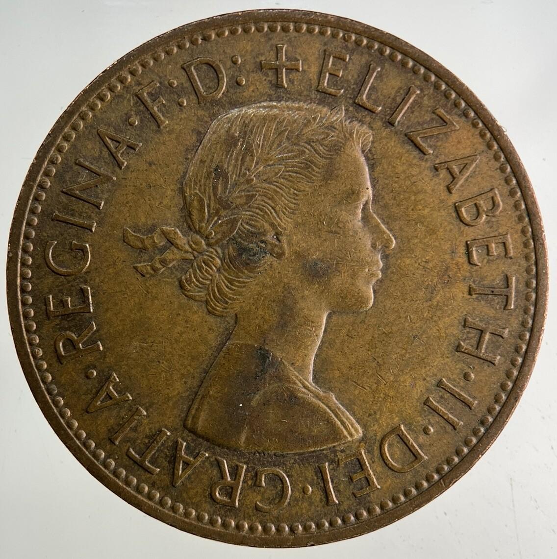 1961 Elizabeth II 2nd One Penny Coin | Fine Collectable Grade