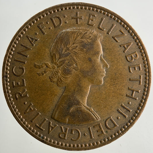 1965 Elizabeth II 2nd Half-Penny Coin | Fine Collectable Grade