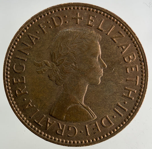 1967 Elizabeth II 2nd Half-Penny Coin | Fine Collectable Grade