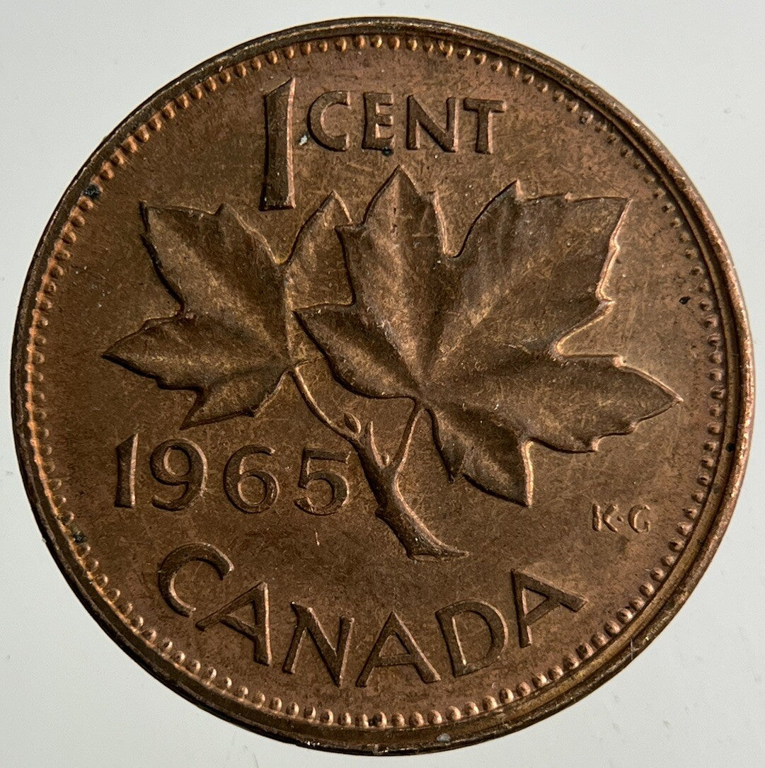 1965 Canada 1 Cent Coin | Very High Grade