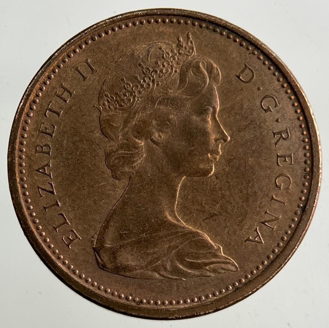 1965 Canada 1 Cent Coin | Very High Grade