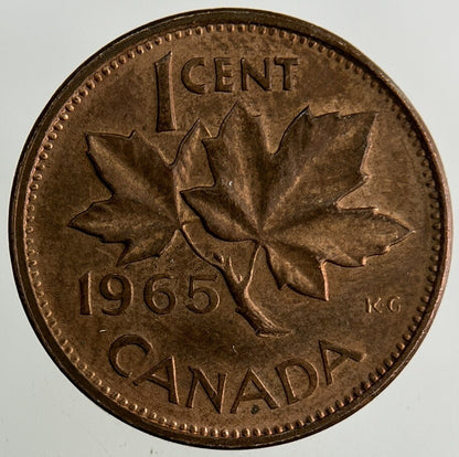 1965 Canada 1 Cent Coin | Very High Grade