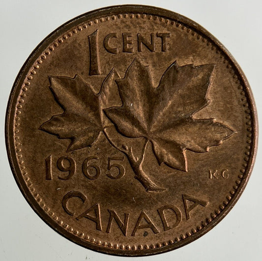 1965 Canada 1 Cent Coin | Very High Grade