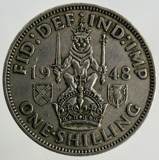 1948 George VI Shilling Coin | Fine Collectable Grade