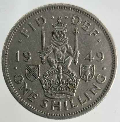 1949 George VI Shilling Coin | Fine Collectable Grade