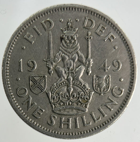 1949 George VI Shilling Coin | Fine Collectable Grade
