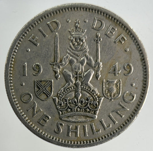 1949 George VI Shilling Coin | Fine Collectable Grade