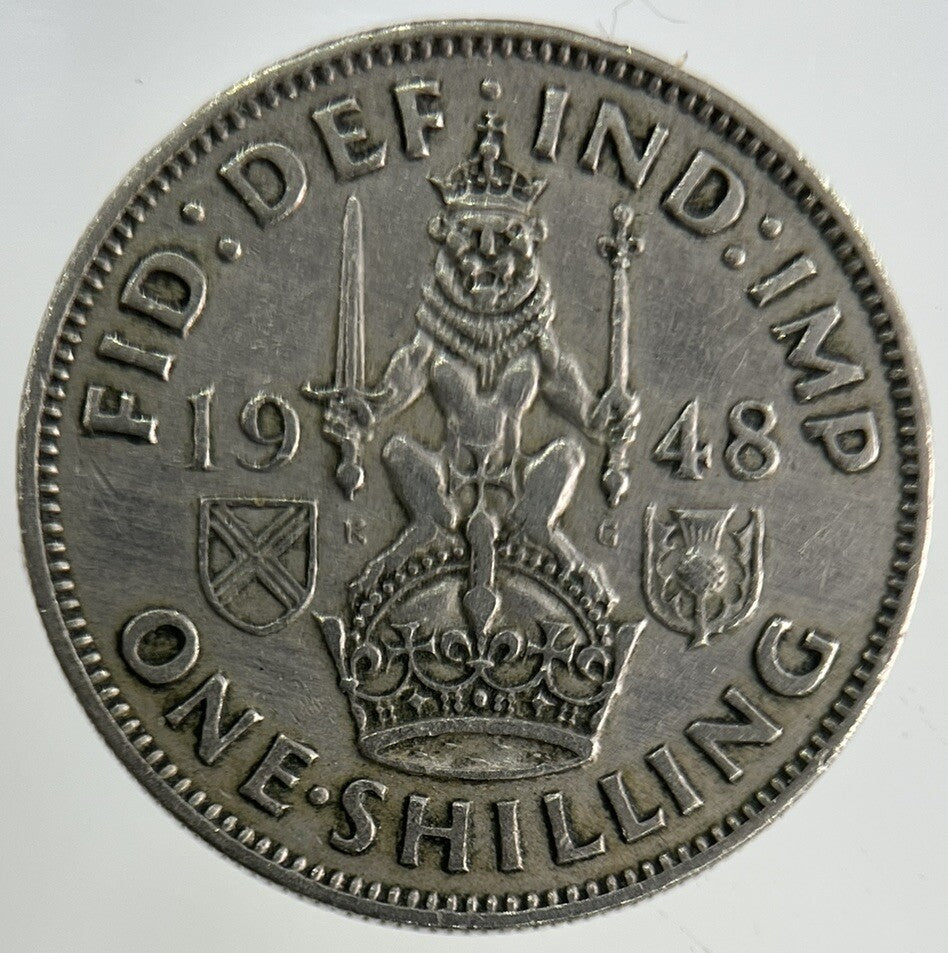 1948 George VI Shilling Coin | Fine Collectable Grade