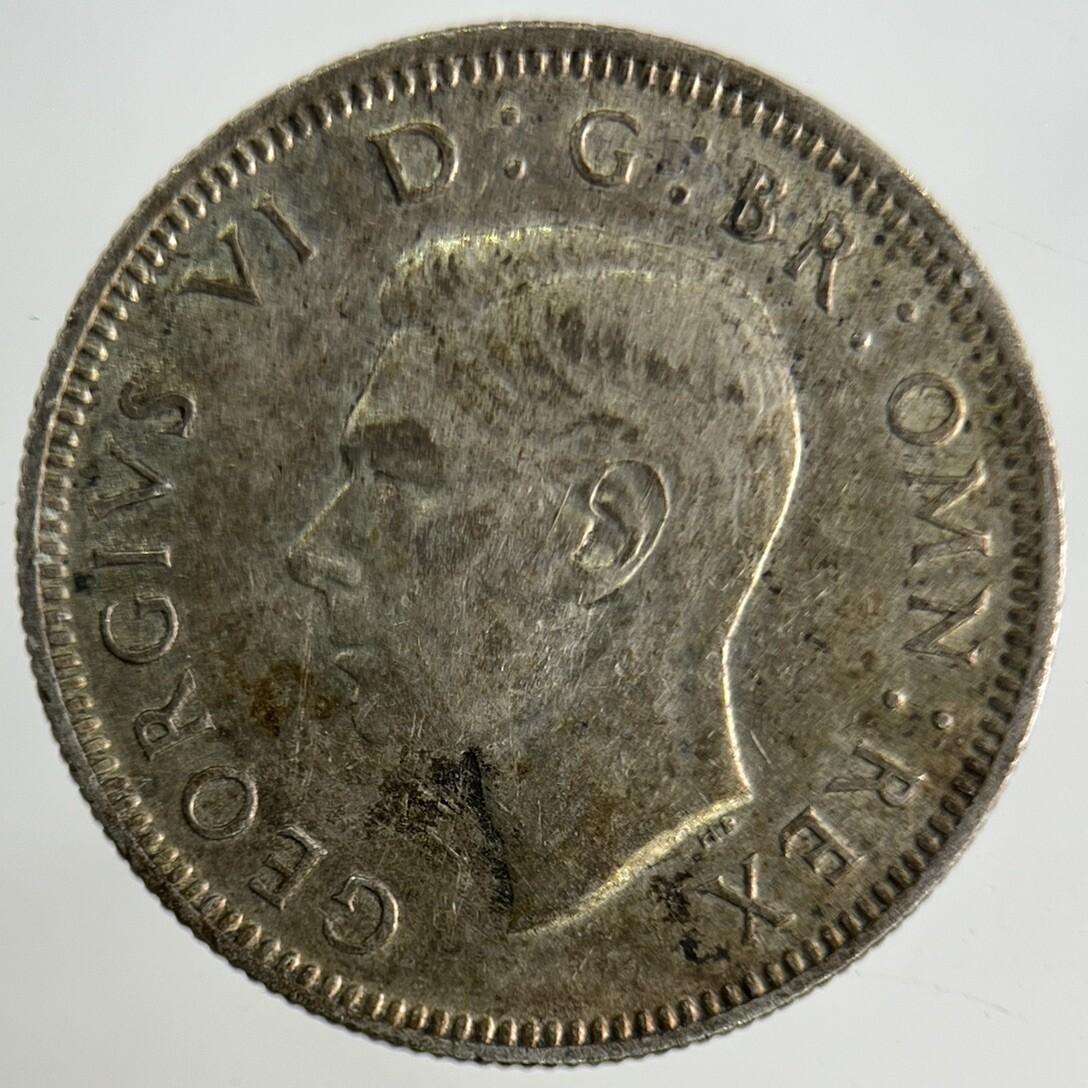 1943 George VI Shilling Silver Coin | Fine Collectable Grade