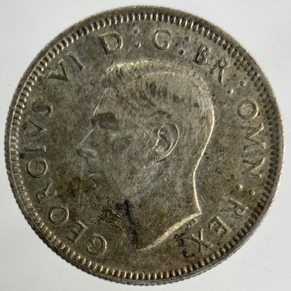 1943 George VI Shilling Silver Coin | Fine Collectable Grade