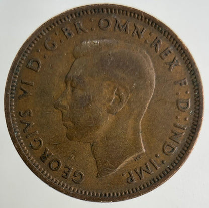 1942 George VI Half-Penny Coin | Collectable Grade