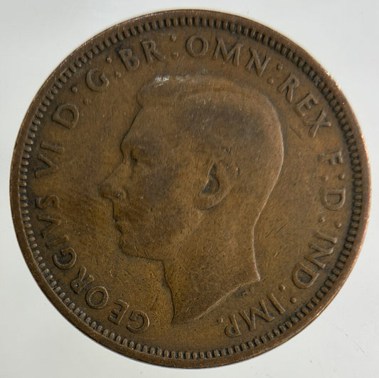1942 George VI Half-Penny Coin | Collectable Grade