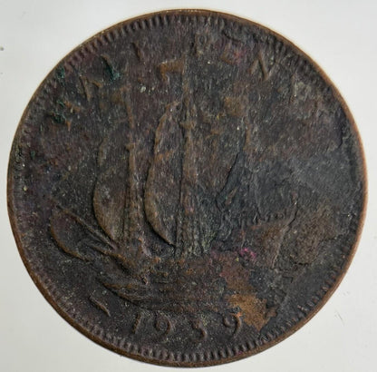 1959 George VI Half-Penny Coin | Collectable Grade
