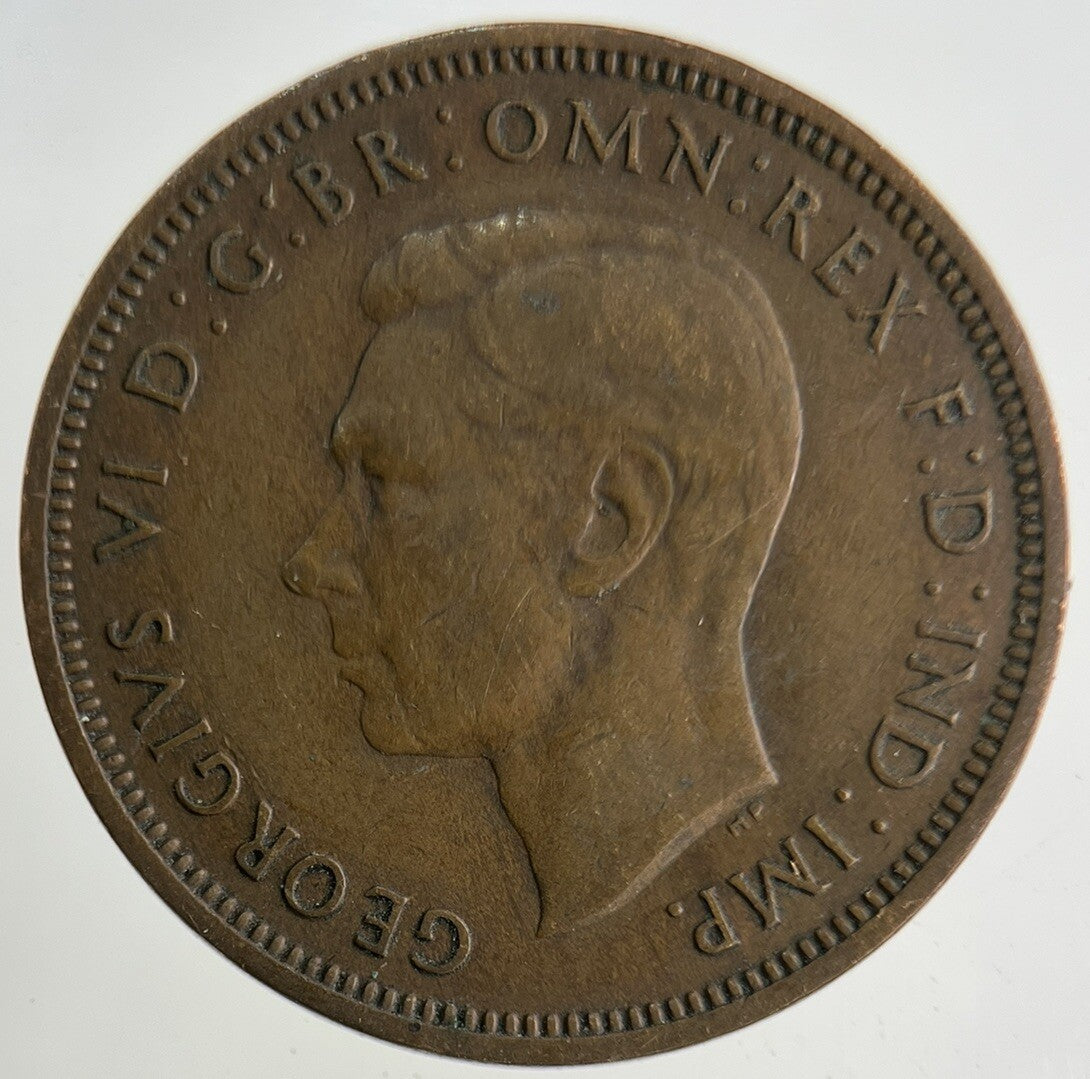 1947 George VI Half-Penny Coin | Collectable Grade