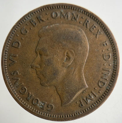 1942 George VI Half-Penny Coin | Collectable Grade