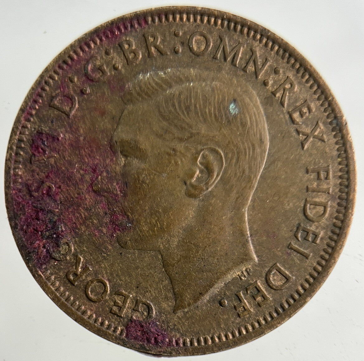 1949 George VI Half-Penny Coin | Fine Collectable Grade