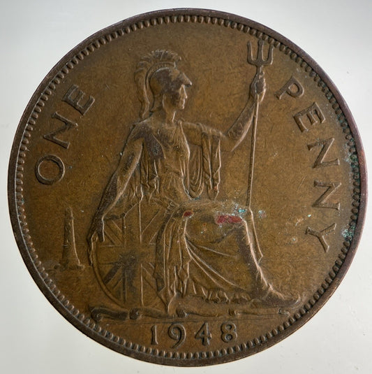 1948 George VI One Penny Coin | Fine Collectable Grade