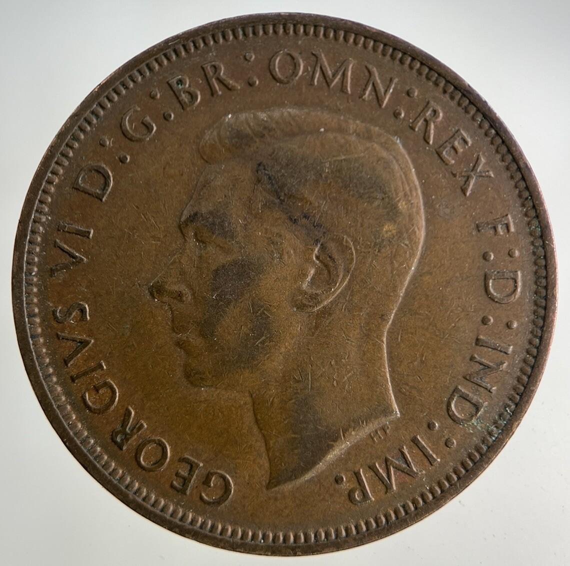 1948 George VI One Penny Coin | Fine Collectable Grade