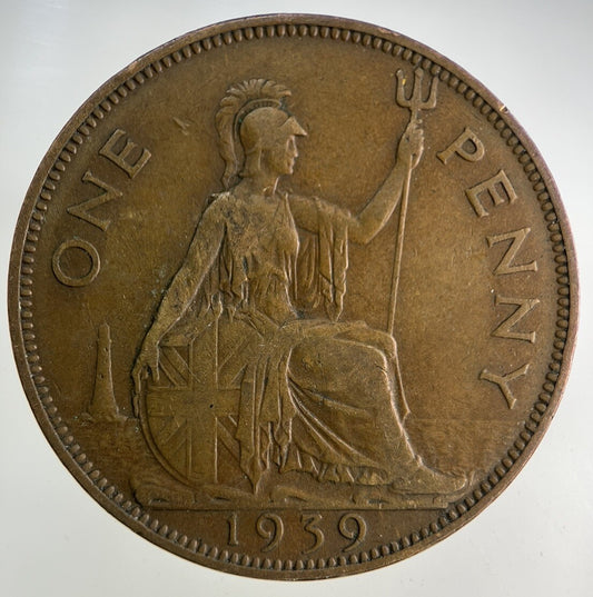 1939 George VI One Penny Coin | Fine Collectable Grade