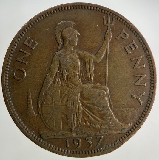 1937 George VI One Penny Coin | Collectable Grade