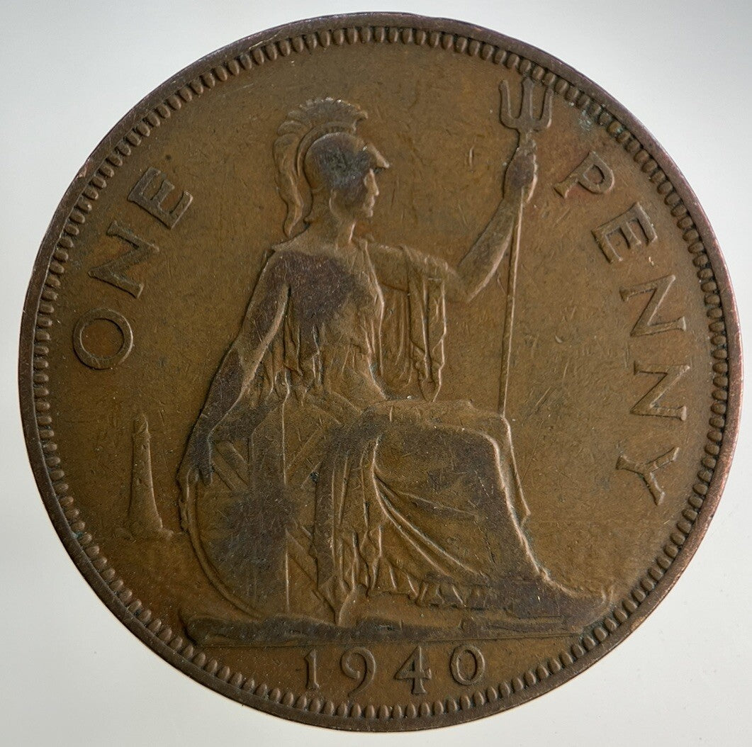 1940 George VI One Penny Coin | Collectable Grade