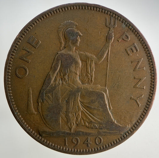 1940 George VI One Penny Coin | Collectable Grade