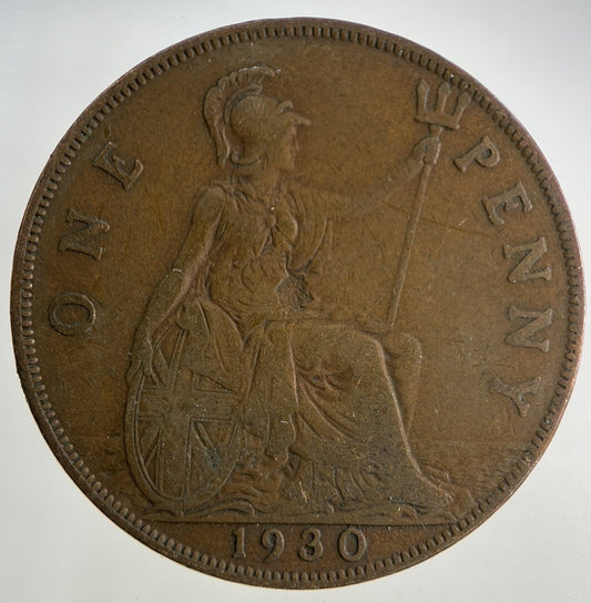 1930 George V One Penny Coin | Collectable Grade