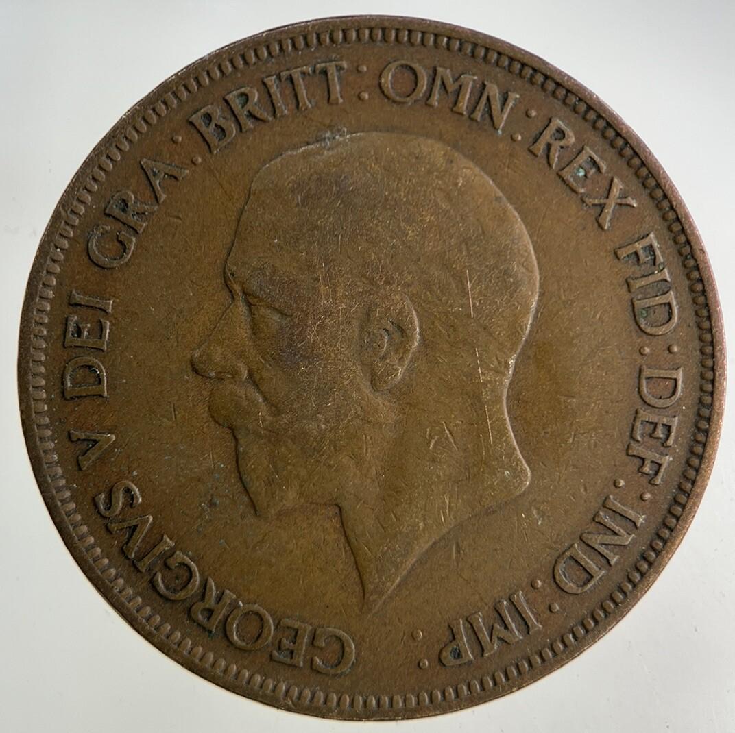 1930 George V One Penny Coin | Collectable Grade