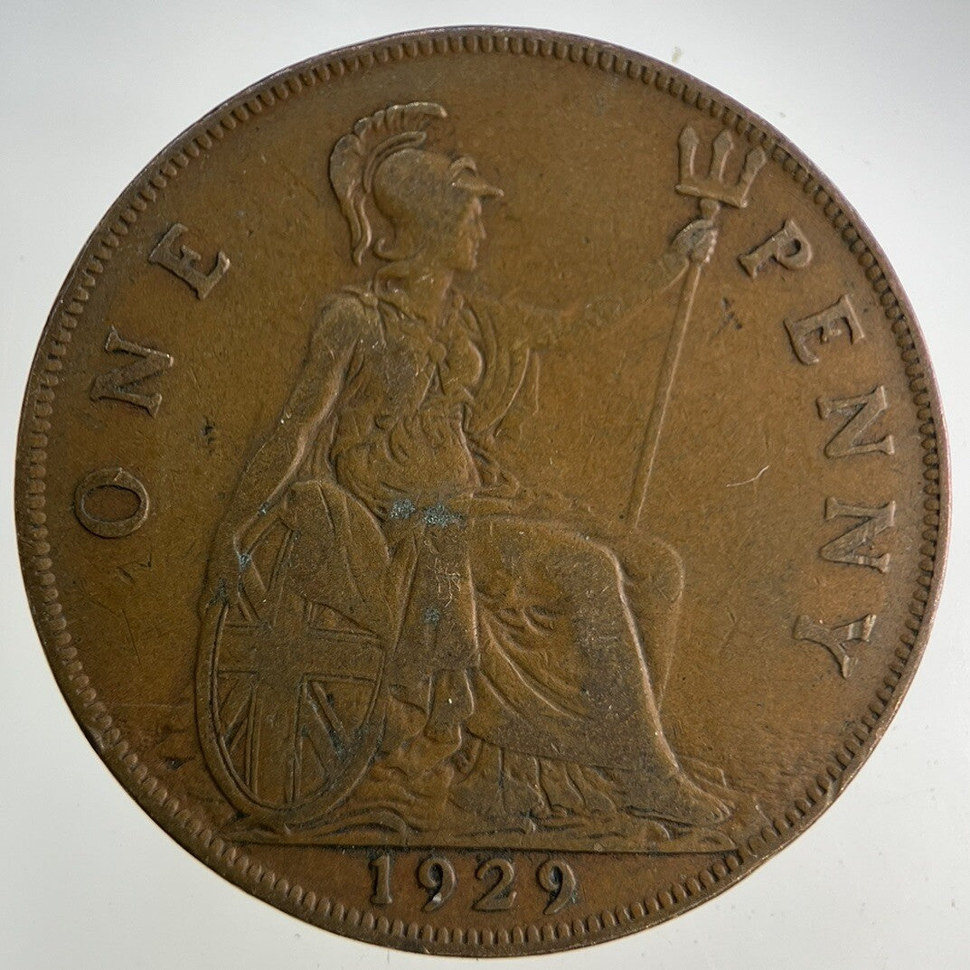 1929 George V One Penny Coin | Fine Collectable Grade