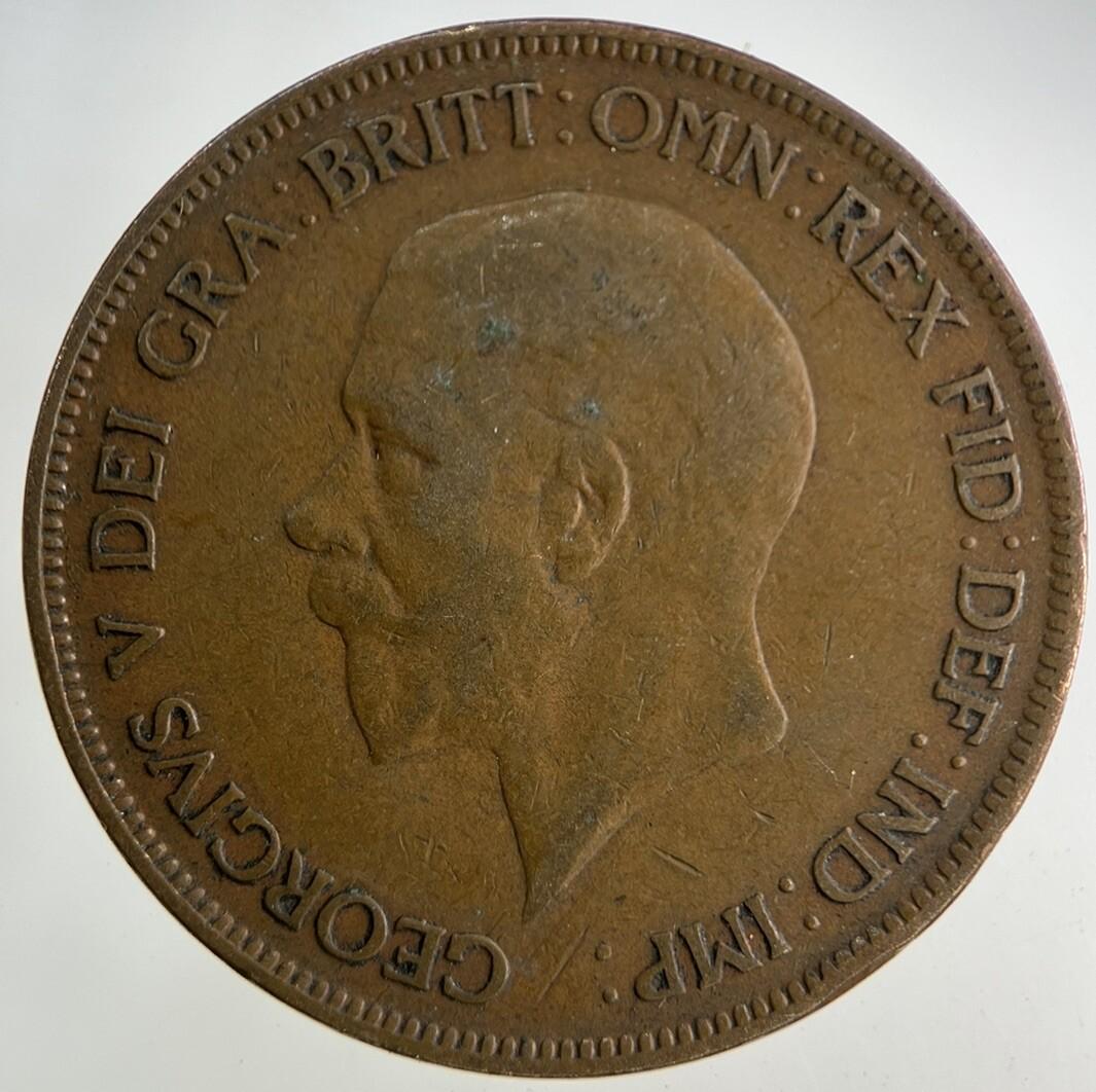 1929 George V One Penny Coin | Fine Collectable Grade