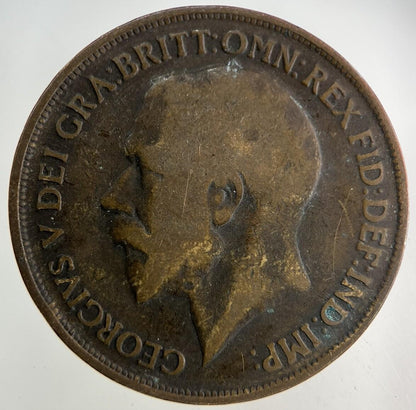 1913 George V One Penny Coin | Fair Grade