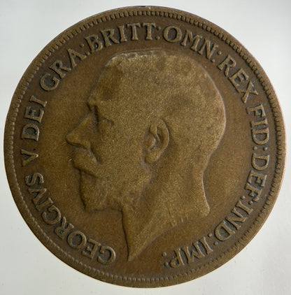 1920 George V One Penny Coin | Fair Grade