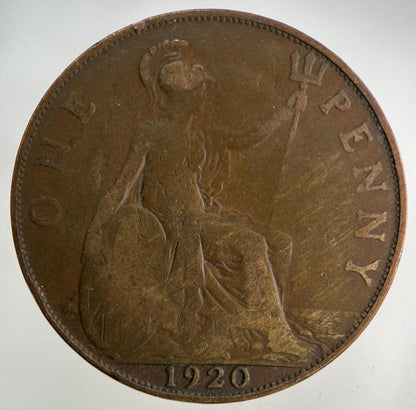 1920 George V One Penny Coin | Fair Grade