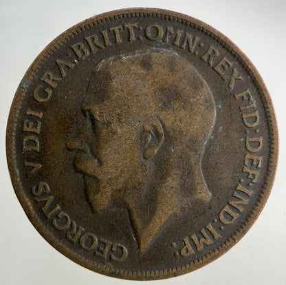 1913 George V One Penny Coin | Fair Grade
