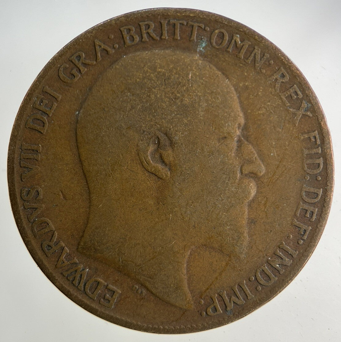 1908 Edward VII One Penny Coin | Collectable Grade