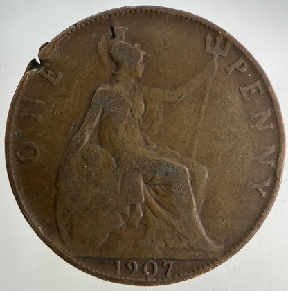 1907 Edward VII One Penny Coin | Collectable Grade