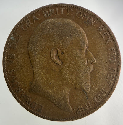 1905 Edward VII One Penny Coin | Collectable Grade
