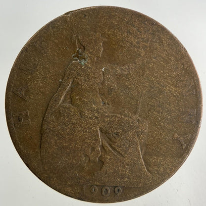 1909 Edward VII Half-Penny Coin | Collectable Grade