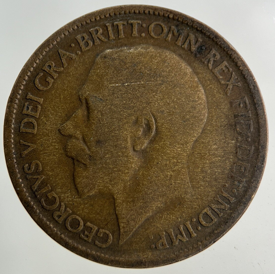 1912 George V Half-Penny Coin | Fair Grade