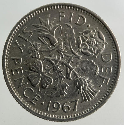 1967 Elizabeth II 2nd Sixpence Coin | Fine Collectable Grade